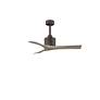 2_42" Matthews Nan Bronze Gray Ash Damp Outdoor Ceiling Fan with Remote more views