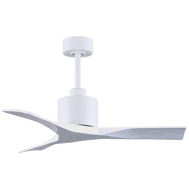 Image 3 42" Matthews Nan Matte White Outdoor Ceiling Fan with Remote more views