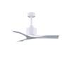3_42" Matthews Nan Matte White Outdoor Ceiling Fan with Remote more views