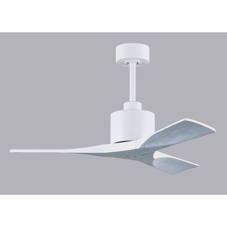 Image 4 42" Matthews Nan Matte White Outdoor Ceiling Fan with Remote more views