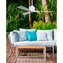 4_42" Matthews Nan Matte White Outdoor Ceiling Fan with Remote more views