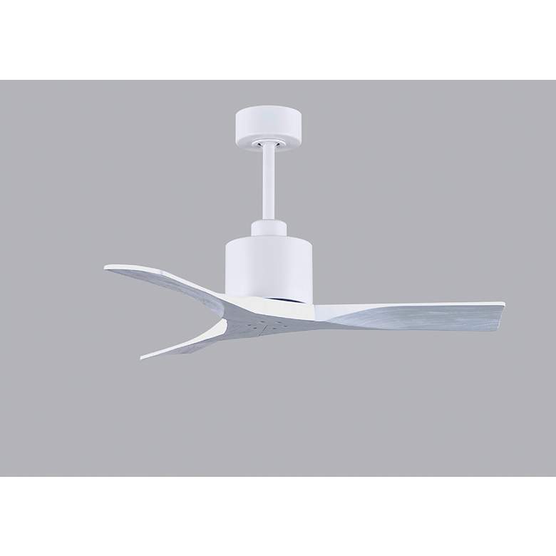Image 5 42" Matthews Nan Matte White Outdoor Ceiling Fan with Remote more views