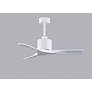 6_42" Matthews Nan Matte White Outdoor Ceiling Fan with Remote more views