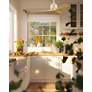 5_42" Matthews Nan White and Maple Outdoor Ceiling Fan with Remote more views