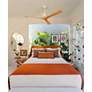 6_42" Matthews Nan White and Maple Outdoor Ceiling Fan with Remote more views