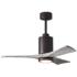 42" Matthews Patricia-3 Bronze Barn Wood Remote LED Ceiling Fan
