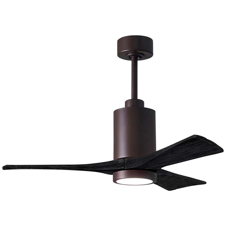 Image 2 42" Matthews Patricia-3 Bronze Matte Black Remote LED Ceiling Fan