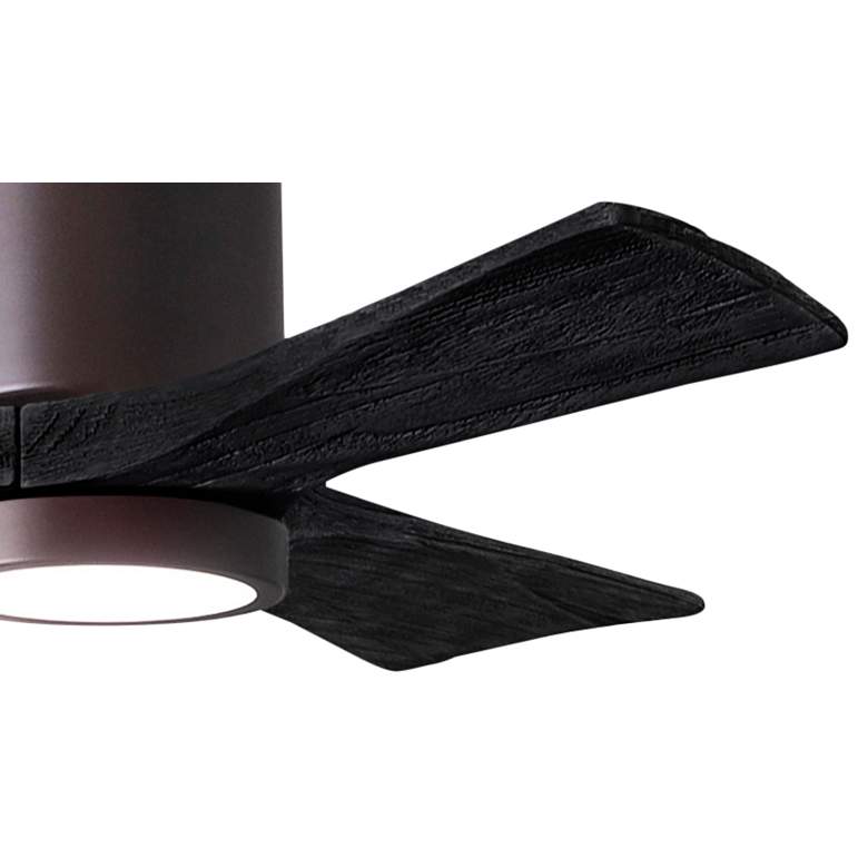 Image 4 42" Matthews Patricia-3 Bronze Matte Black Remote LED Ceiling Fan more views