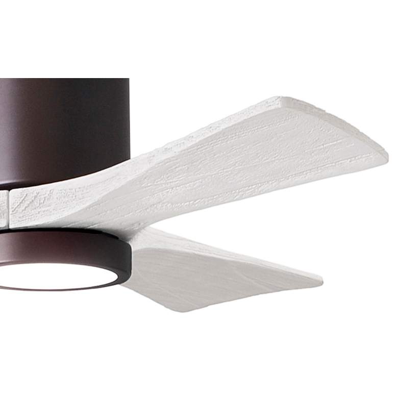 Image 4 42" Matthews Patricia-3 Bronze Matte White LED Ceiling Fan with Remote more views