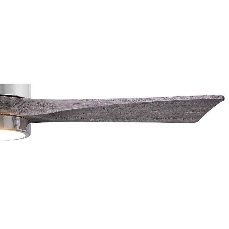 Image 4 42 inch Matthews Patricia-3 Chrome Barn Wood Remote LED Ceiling Fan more views