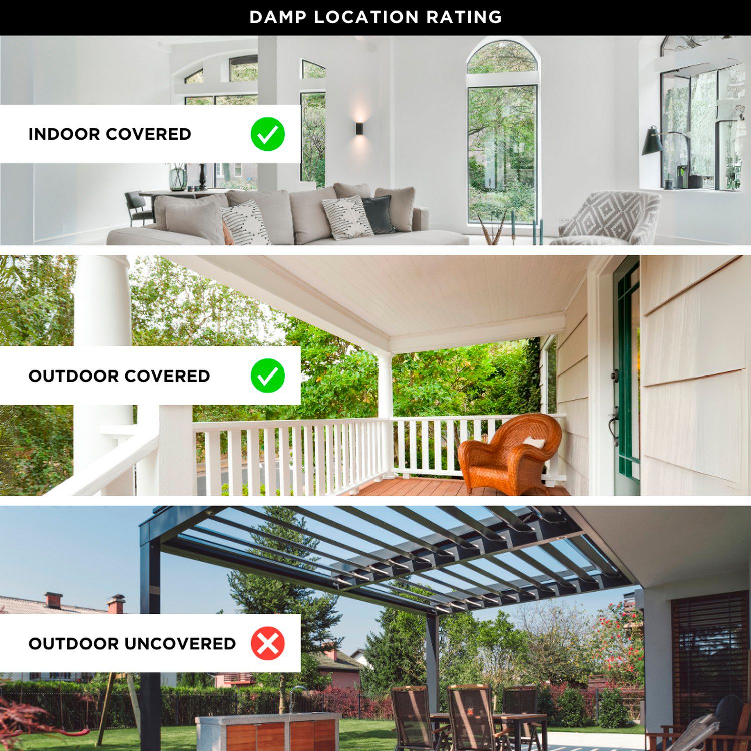 42" Matthews Patricia-3 Gloss White Matte Black Remote LED Ceiling Fan