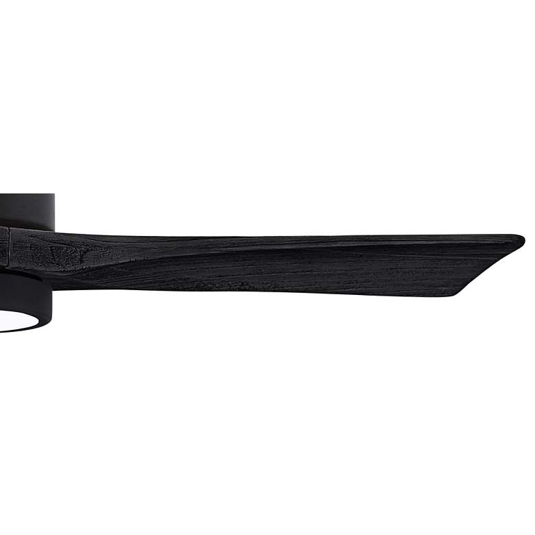 Image 4 42" Matthews Patricia-3 Matte Black LED Damp Ceiling Fan with Remote more views