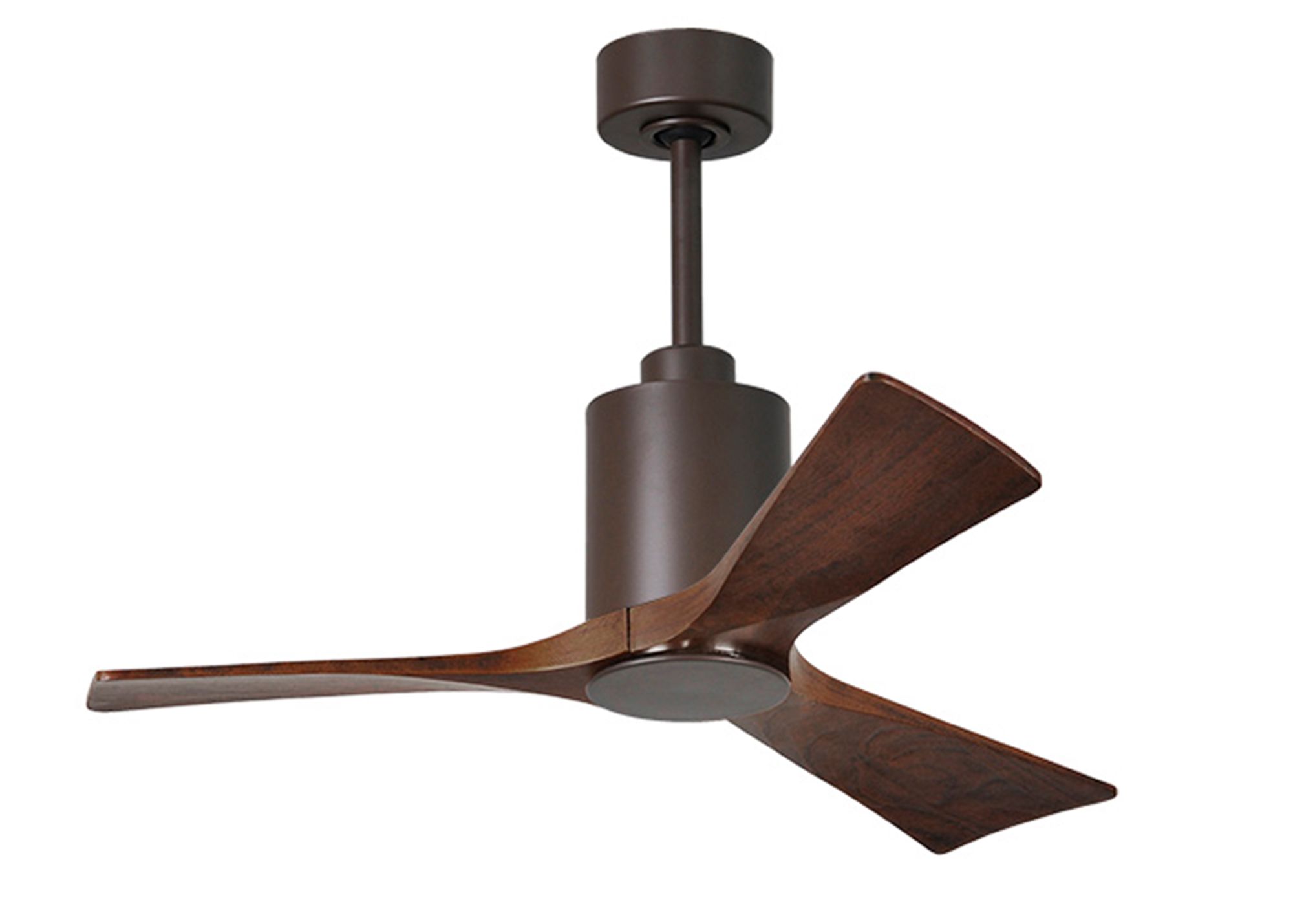 Image 2 42" Matthews Patricia-3 Textured Bronze LED Ceiling Fan with Remote more views