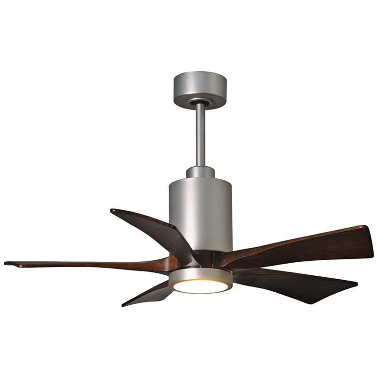 Image 1 42" Matthews Patricia-5 Brushed Nickel LED Ceiling Fan with Remote