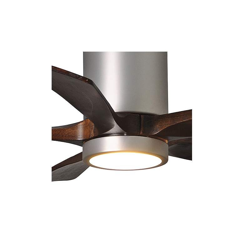 Image 3 42 inch Matthews Patricia-5 Brushed Nickel LED Ceiling Fan with Remote more views