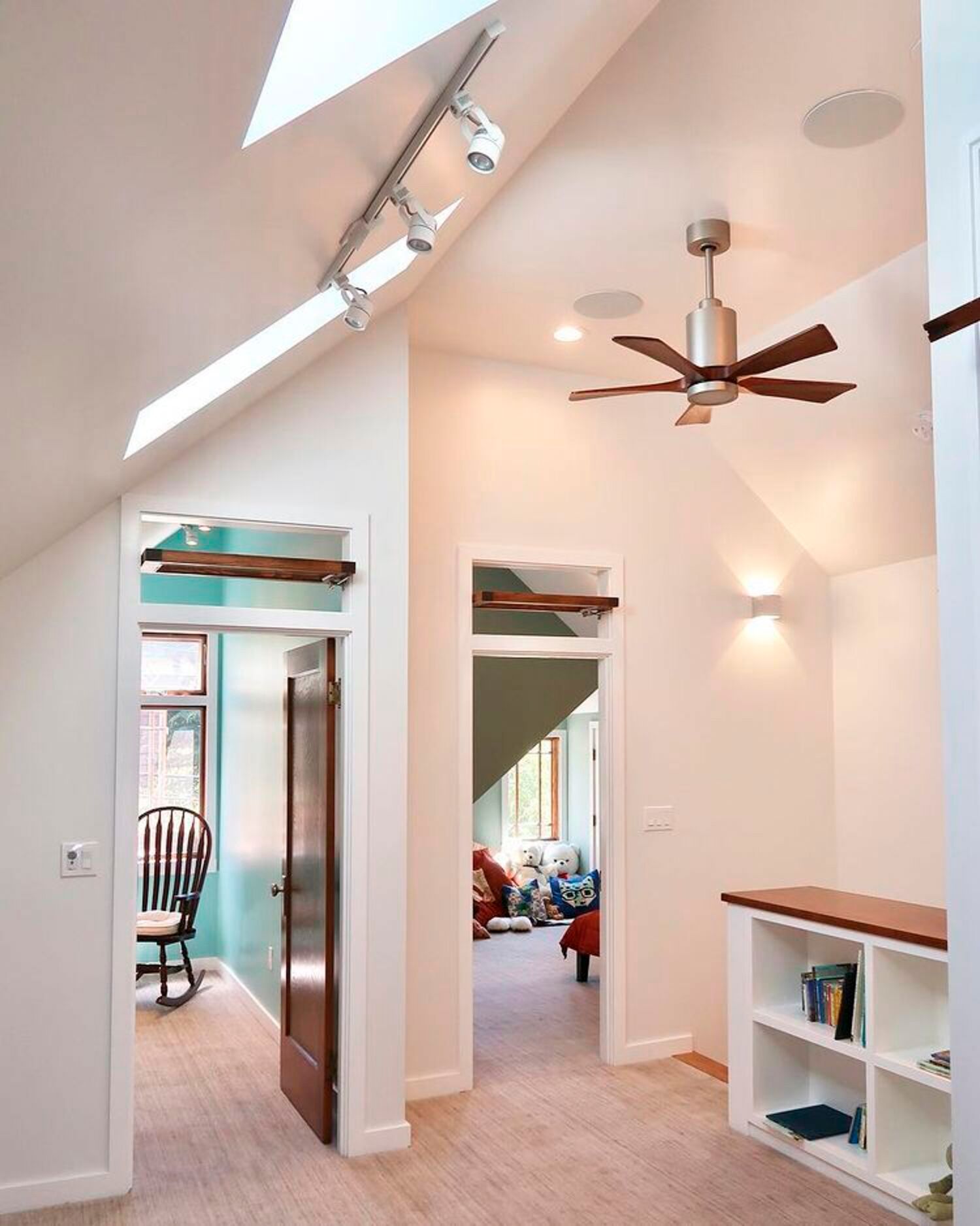 Image 4 42" Matthews Patricia-5 Brushed Nickel LED Ceiling Fan with Remote more views