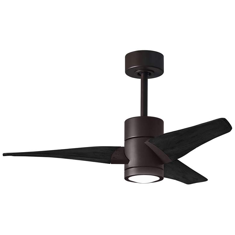 Image 1 42" Matthews Super Janet LED 3-Blade Bronze Finish Ceiling Fan
