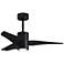 42" Matthews Super Janet Matte Black LED Ceiling Fan