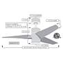 3_42" Matthews Super Janet Matte Black LED Ceiling Fan more views