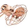 42" Matthews Vent Bettina Dual-Head Copper Fan with Wall Control