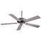 42" Minka Aire Contractor Brushed Steel Ceiling Fan