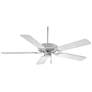 1_42" Minka Aire Contractor White Ceiling Fan w/ White Blades