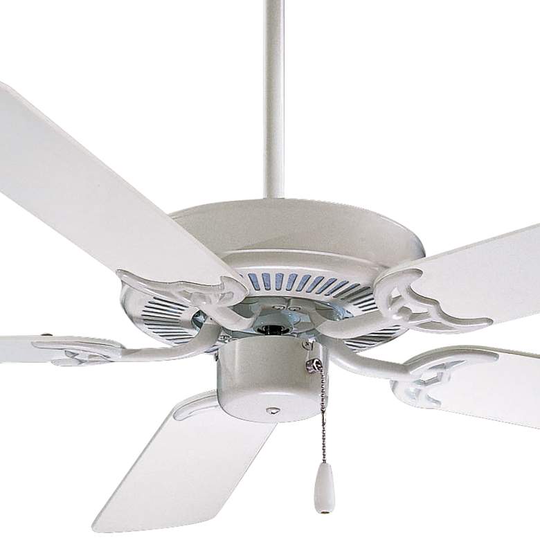 Image 2 42" Minka Aire Contractor White Ceiling Fan w/ White Blades more views
