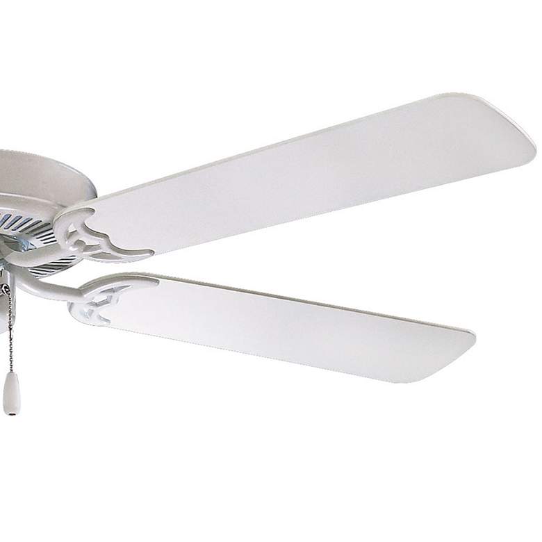 Image 3 42" Minka Aire Contractor White Ceiling Fan w/ White Blades more views