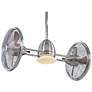 2_42" Minka Aire Nickel Chrome Gyro Ceiling Fan with Wall Control