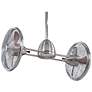 7_42" Minka Aire Nickel Chrome Gyro Ceiling Fan with Wall Control more views