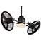 42" Minka Aire Vintage Gyro Kocoa Cage Ceiling Fan with Wall Control