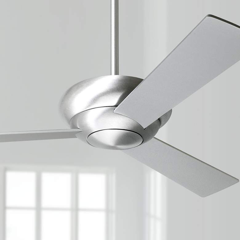 Image 1 42" Modern Fan Altus Aluminum Finish Ceiling Fan with Wall Control