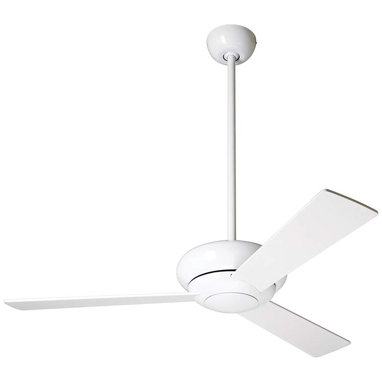 Image 2 42" Modern Fan Altus Gloss White Ceiling Fan with Remote