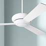 42" Modern Fan Altus Gloss White Ceiling Fan with Remote