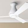 42" Modern Fan Altus Hugger Gloss White Ceiling Fan with Remote