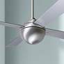 42" Modern Fan Aluminum Finish Ball Ceiling Fan with Wall Control
