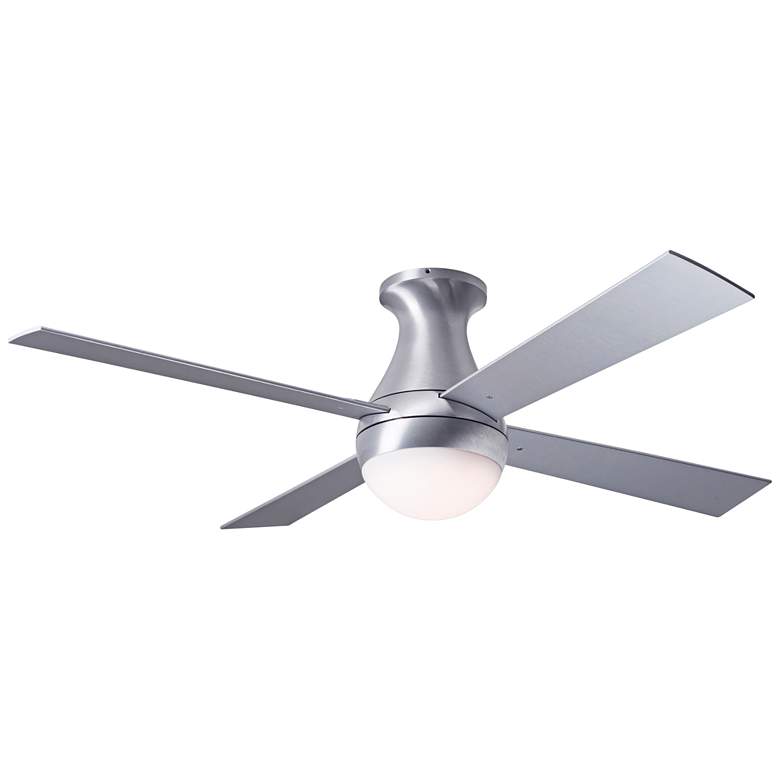 Image 2 42 inch Modern Fan Ball Aluminum Hugger LED Ceiling Fan with Wall Control