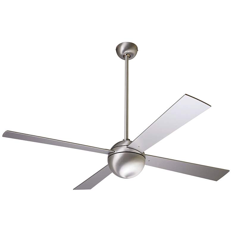 Image 2 42 inch Modern Fan Ball Brushed Aluminum Ceiling Fan with Remote