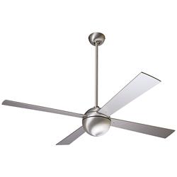 42&quot; Modern Fan Ball Brushed Aluminum Ceiling Fan with Remote