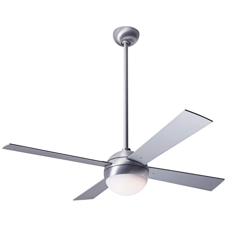 Image 2 42" Modern Fan Ball Brushed Aluminum LED Ceiling Fan with Remote