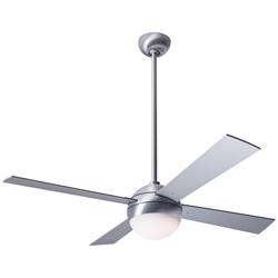 42&quot; Modern Fan Ball Brushed Aluminum LED Ceiling Fan with Remote
