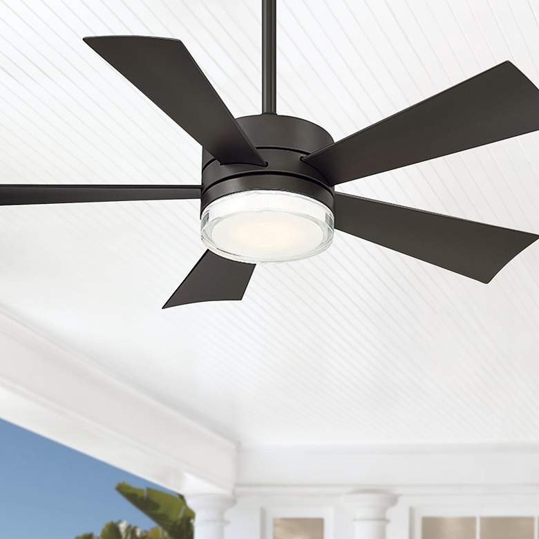 Image 1 42 inch Modern Forms Wynd Bronze 2700K LED Smart Ceiling Fan