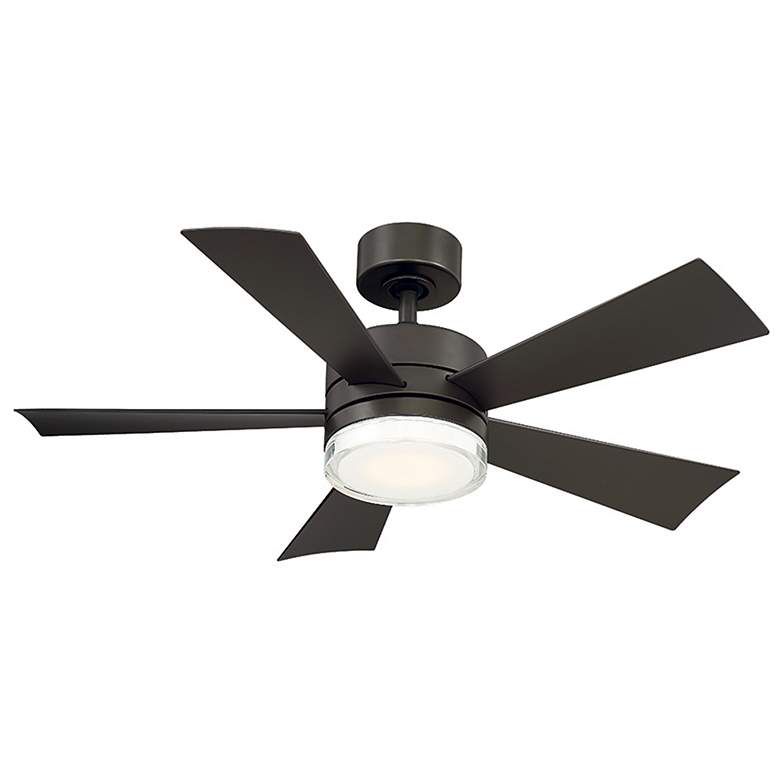 Image 1 42 inch Modern Forms Wynd Bronze 3500K LED Smart Ceiling Fan