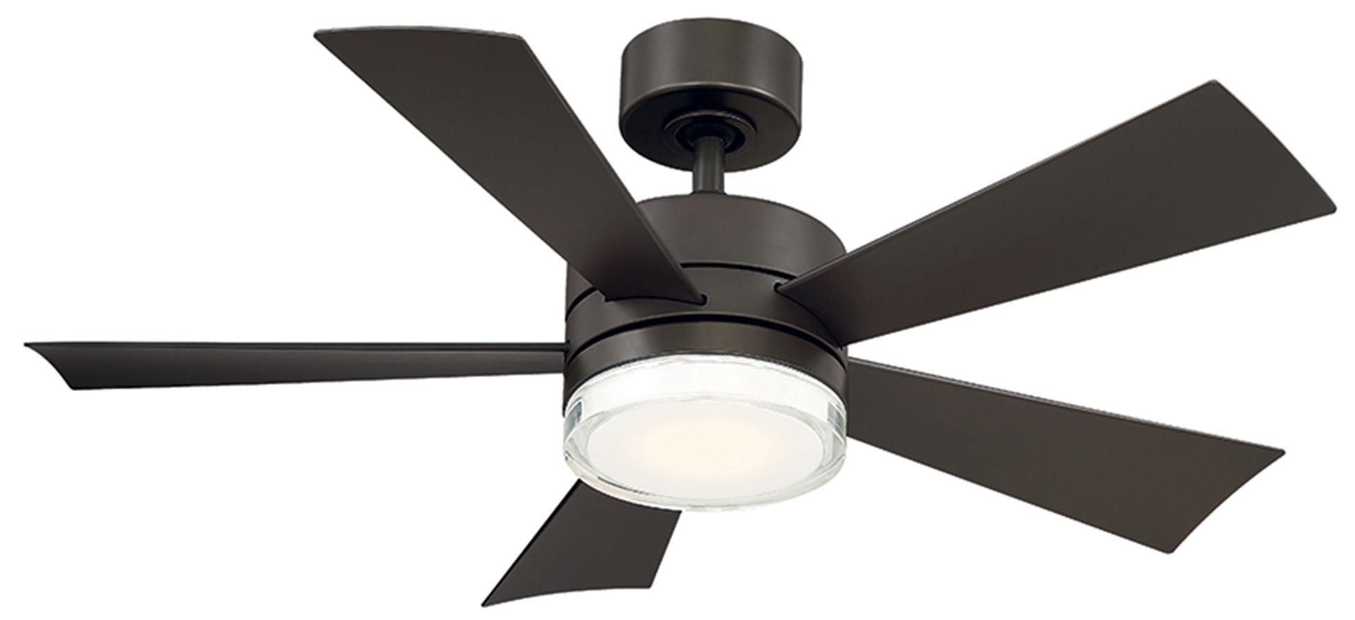 Image 2 42" Modern Forms Wynd Bronze LED Smart Indoor/Outdoor Ceiling Fan