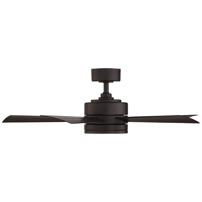 Image 5 42" Modern Forms Wynd Matte Black 3500K LED Smart Ceiling Fan more views