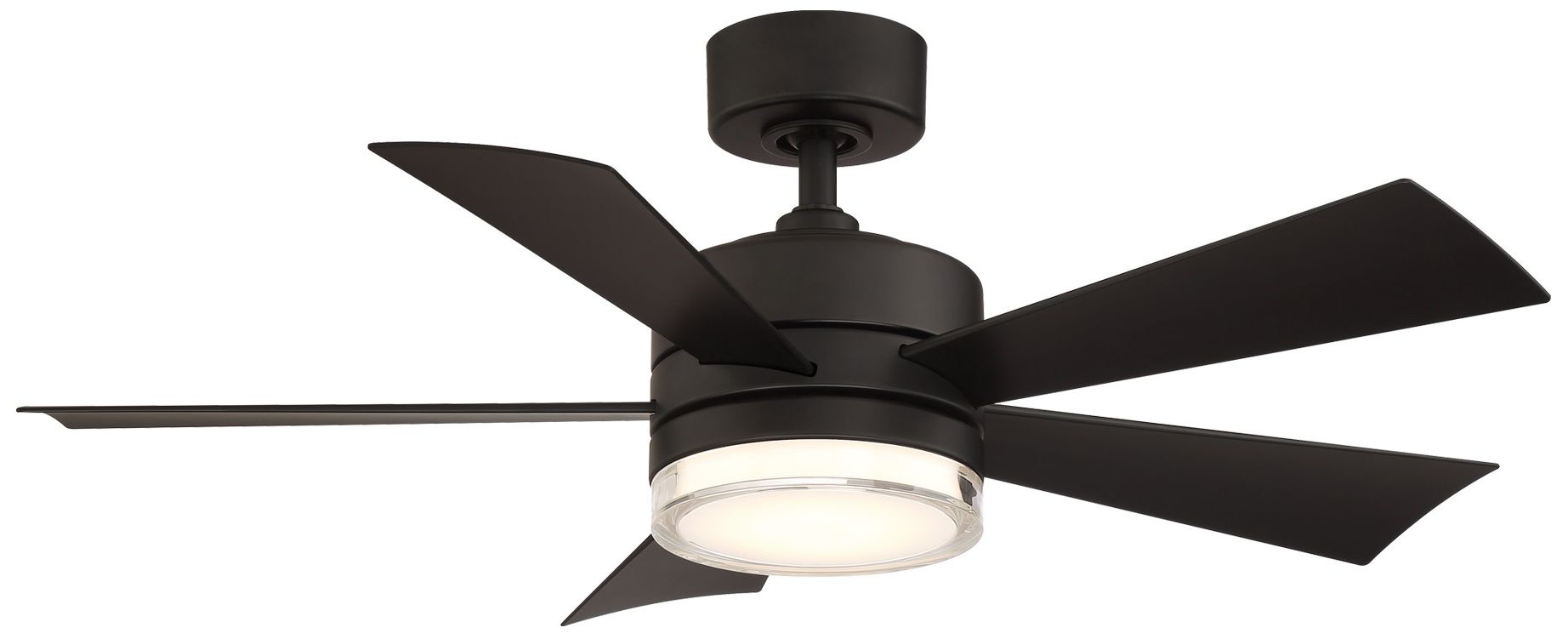 Thumbnail1 of 42" Modern Forms Wynd Matte Black LED Smart Ceiling Fan - Made to Orde