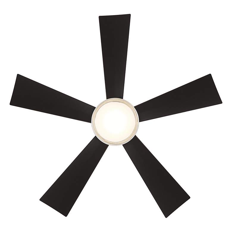 Image 5 42" Modern Forms Wynd Matte Black LED Smart Ceiling Fan more views