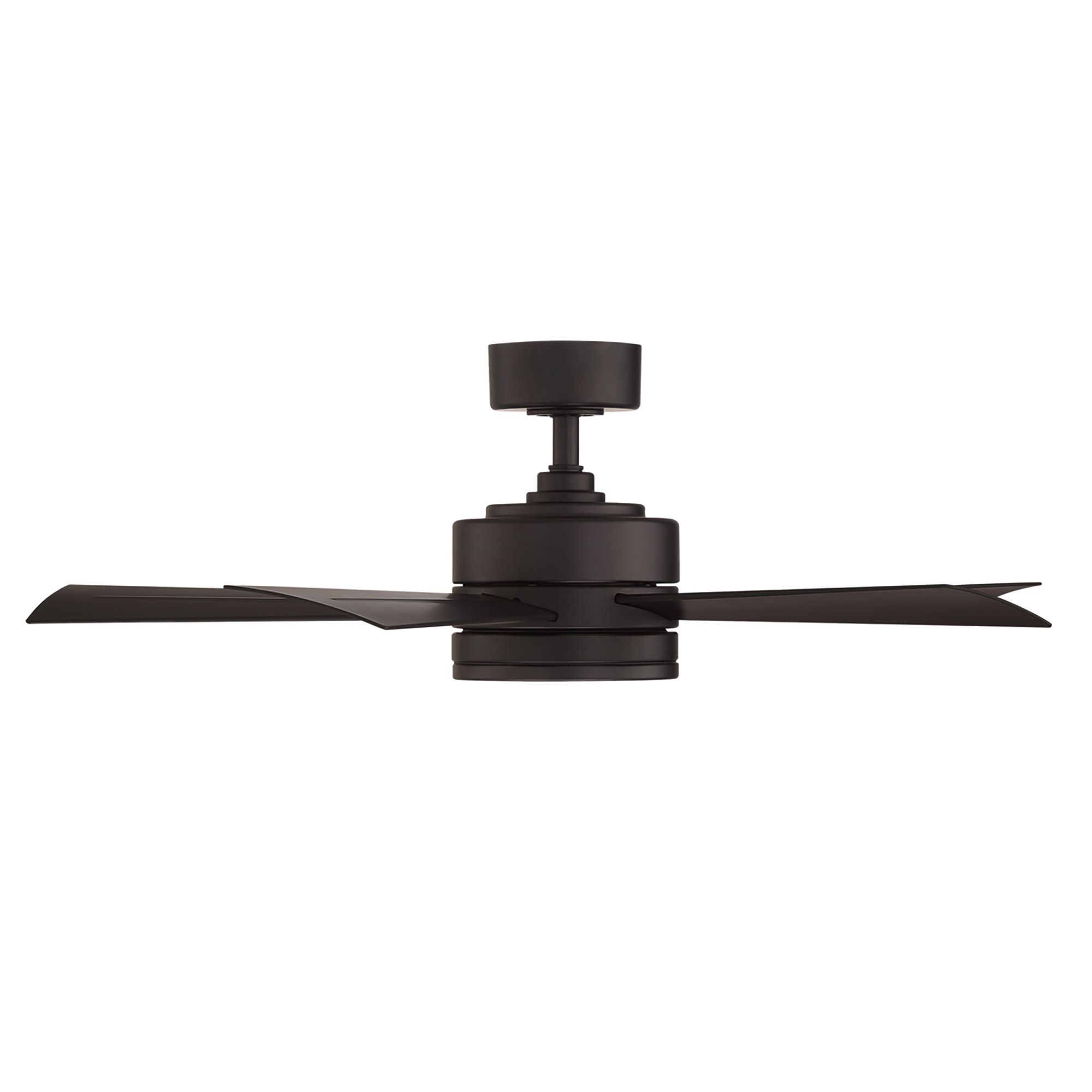 Image 4 42" Modern Forms Wynd Matte Black LED Smart Indoor/Outdoor Ceiling Fan more views