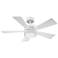 42" Modern Forms Wynd Matte White 2700K LED Smart Ceiling Fan