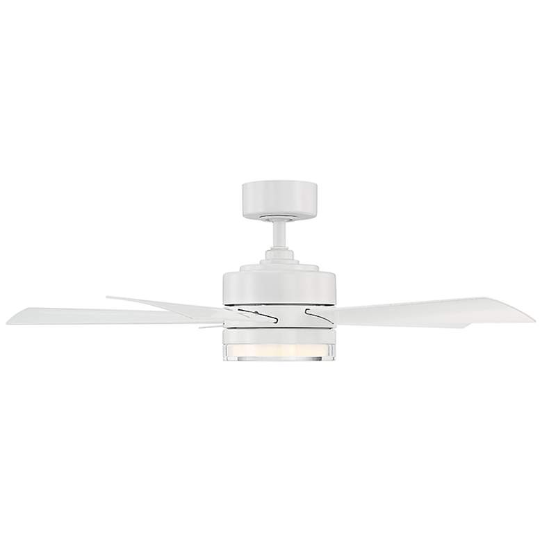Image 5 42 inch Modern Forms Wynd Matte White 2700K LED Smart Ceiling Fan more views